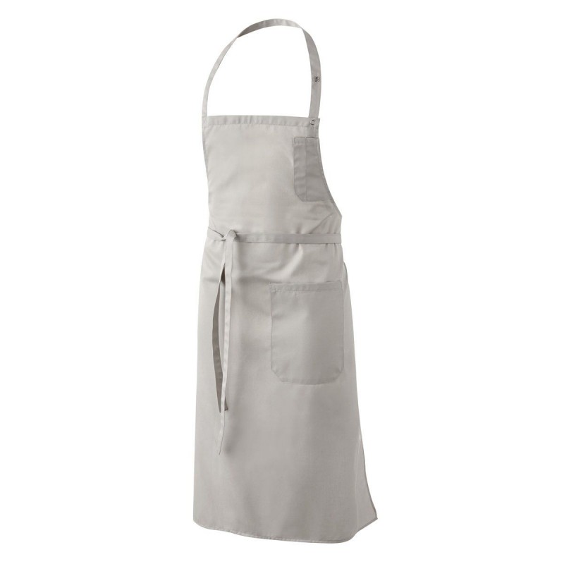 Tablier bavette Gris Clair