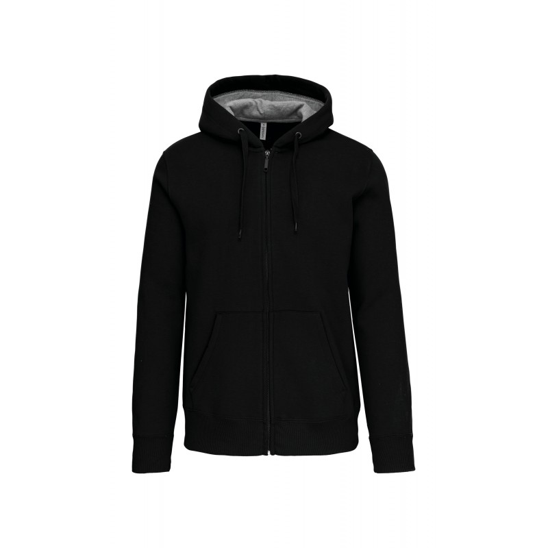 Gilet Capuche Coton Polyester