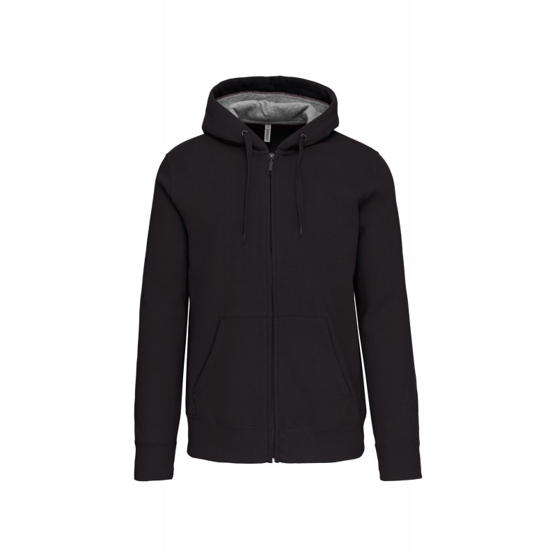 Gilet Capuche Coton Polyester
