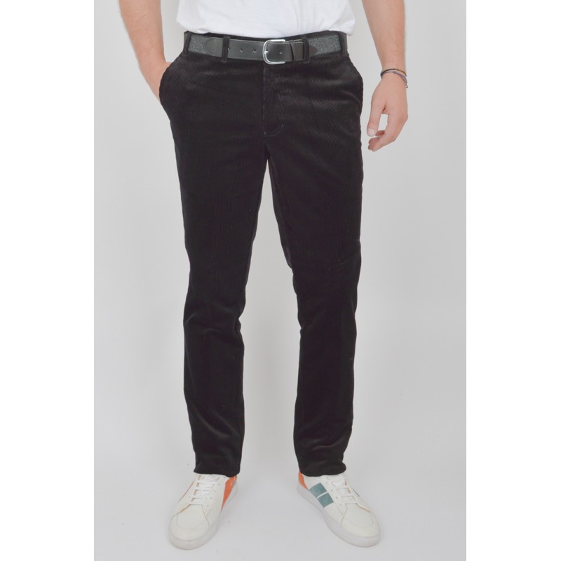 Pantalon Velours Noir