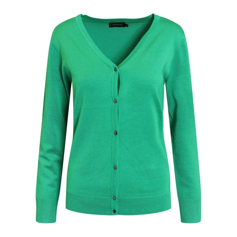 Cardigan Viscose Polyamide Vert