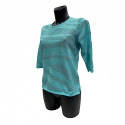 Pull Coton Acrylique Lagon