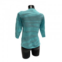 Pull Coton Acrylique Lagon
