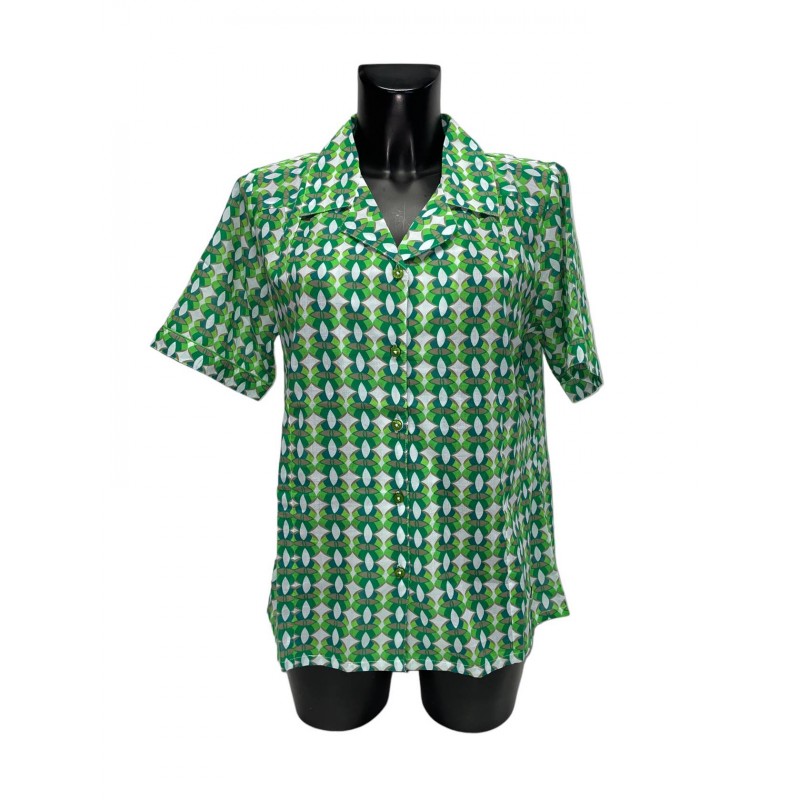Chemisier Coton Organique Vert