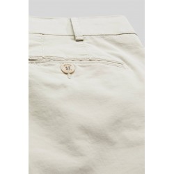 Pantalon Coton Lyocell Elasthanne Crème