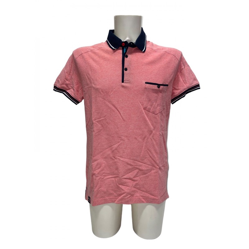 Polo Coton Corail