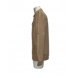 Blouson Coton Saharienne Beige