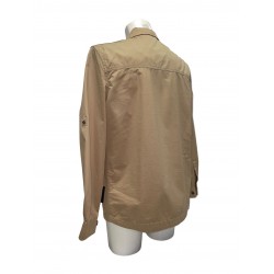 Blouson Coton Saharienne Beige