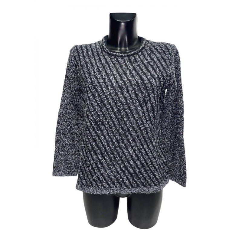 Pull Noir Laine Acrylique