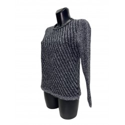 Pull Noir Laine Acrylique