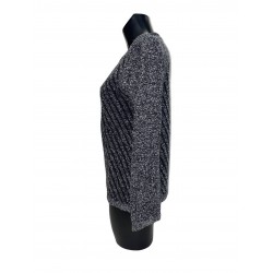 Pull Noir Laine Acrylique