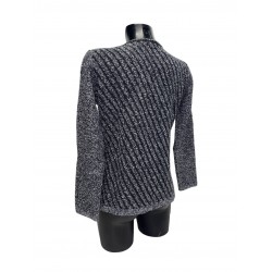 Pull Noir Laine Acrylique