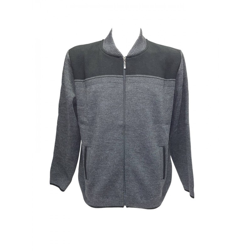 Gilet Zip Acrylique