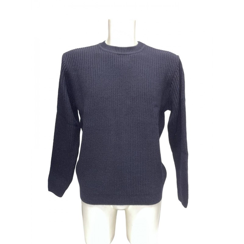 Pull Col Rond Acrylique Laine