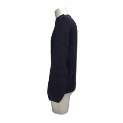 Pull Col Rond Acrylique Laine