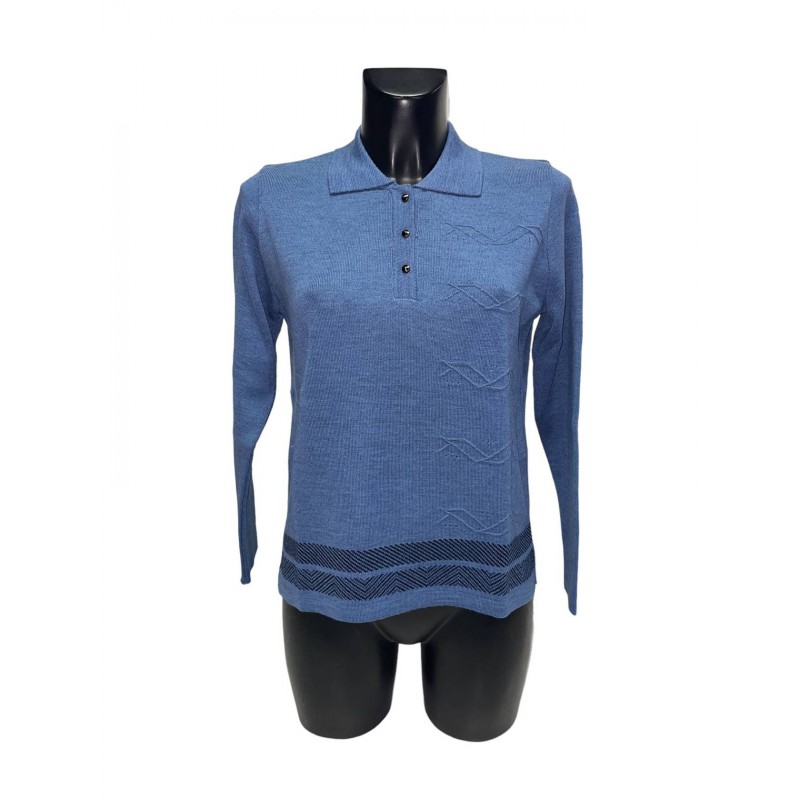 Polo Jean Laine Polyacrylique