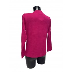 Cardigan Fushia Laine Polyacrylique