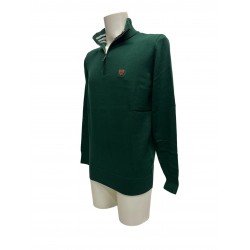 Pull Vert Coton Acrylique Polyamide