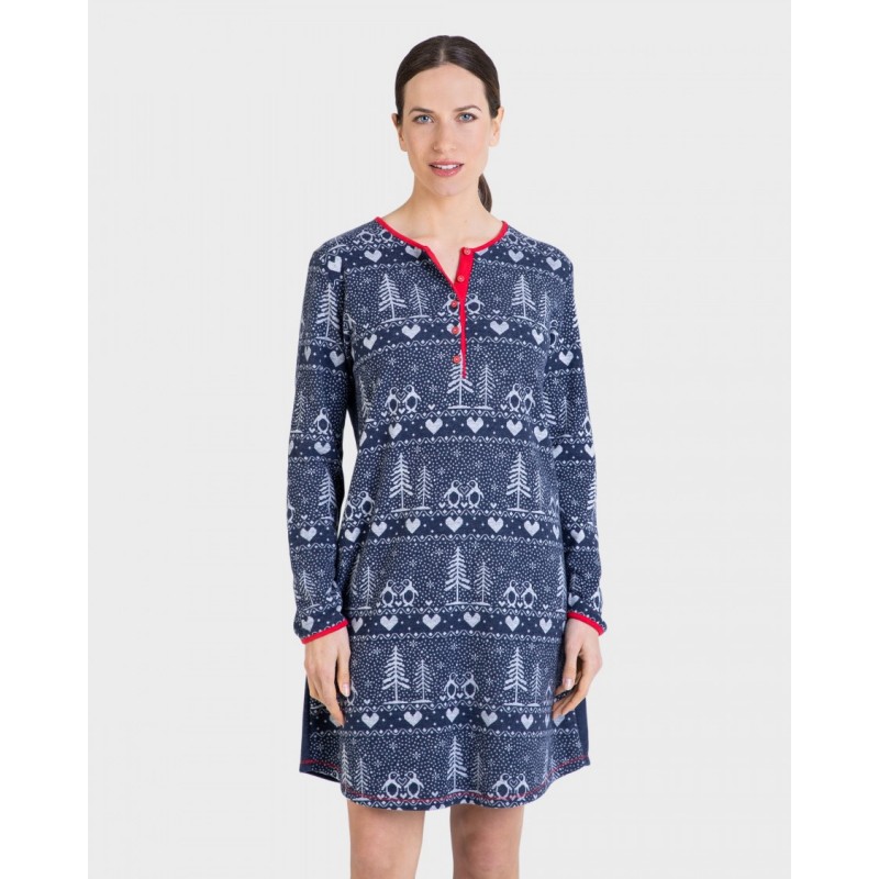 Liquette Polyester Coton Gratté