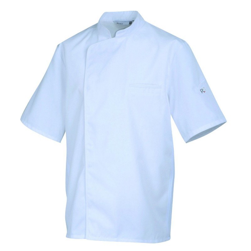 Veste de cuisine Blanc avec liseré Blanc