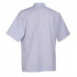 Veste de cuisine Blanc avec liseré Blanc