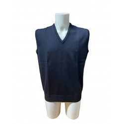 Pull SM Laine Polyacrylique Marine
