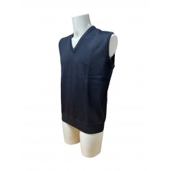 Pull SM Laine Polyacrylique Marine