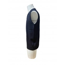 Pull SM Laine Polyacrylique Marine