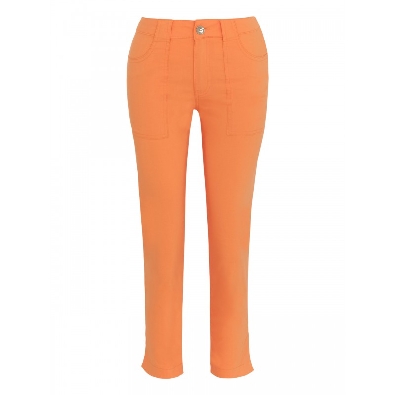 Pantacourt Coton Polyamide Orange